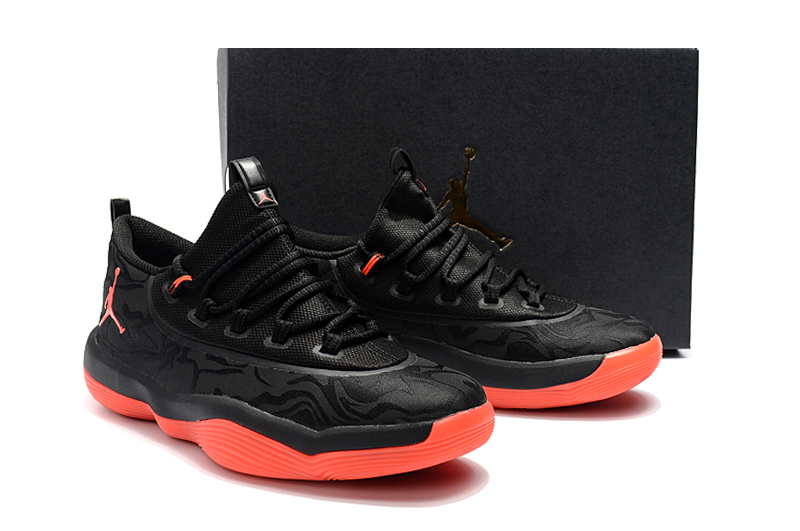 Jordan Griffin 2018 Low Black Red Shoes - Click Image to Close